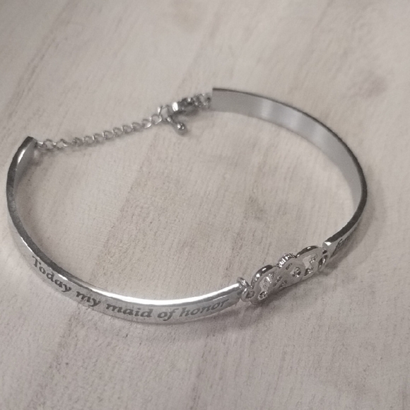 Jewelry - Engraved Bracelet For Maid Of Honor